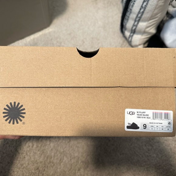 Black Ugg Slippers - Picture 2 of 6